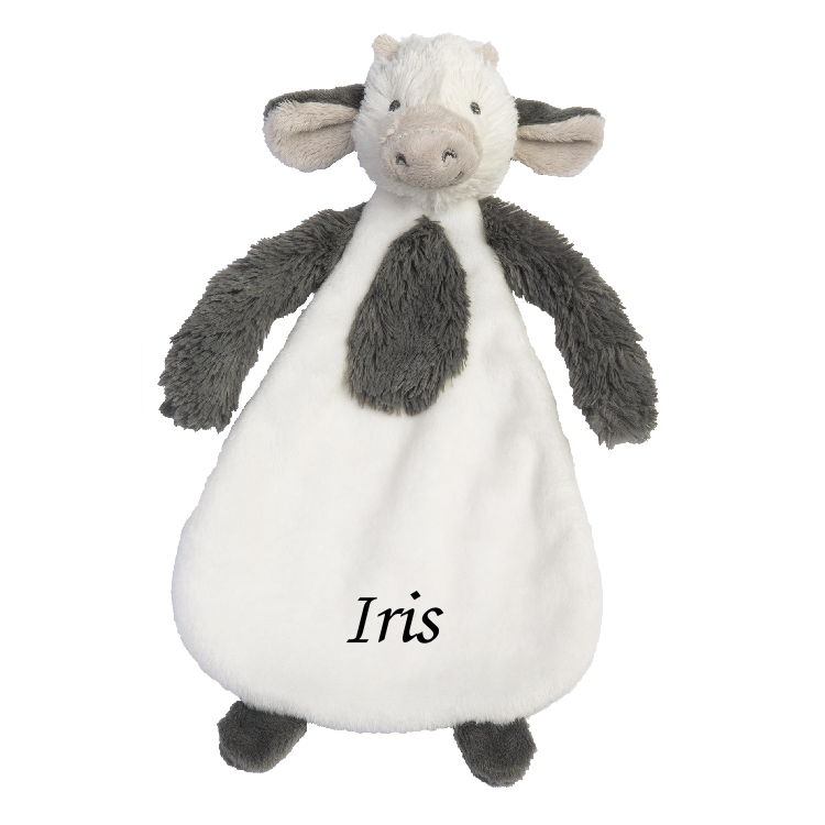  - casper the cow - comforter white 25 cm 